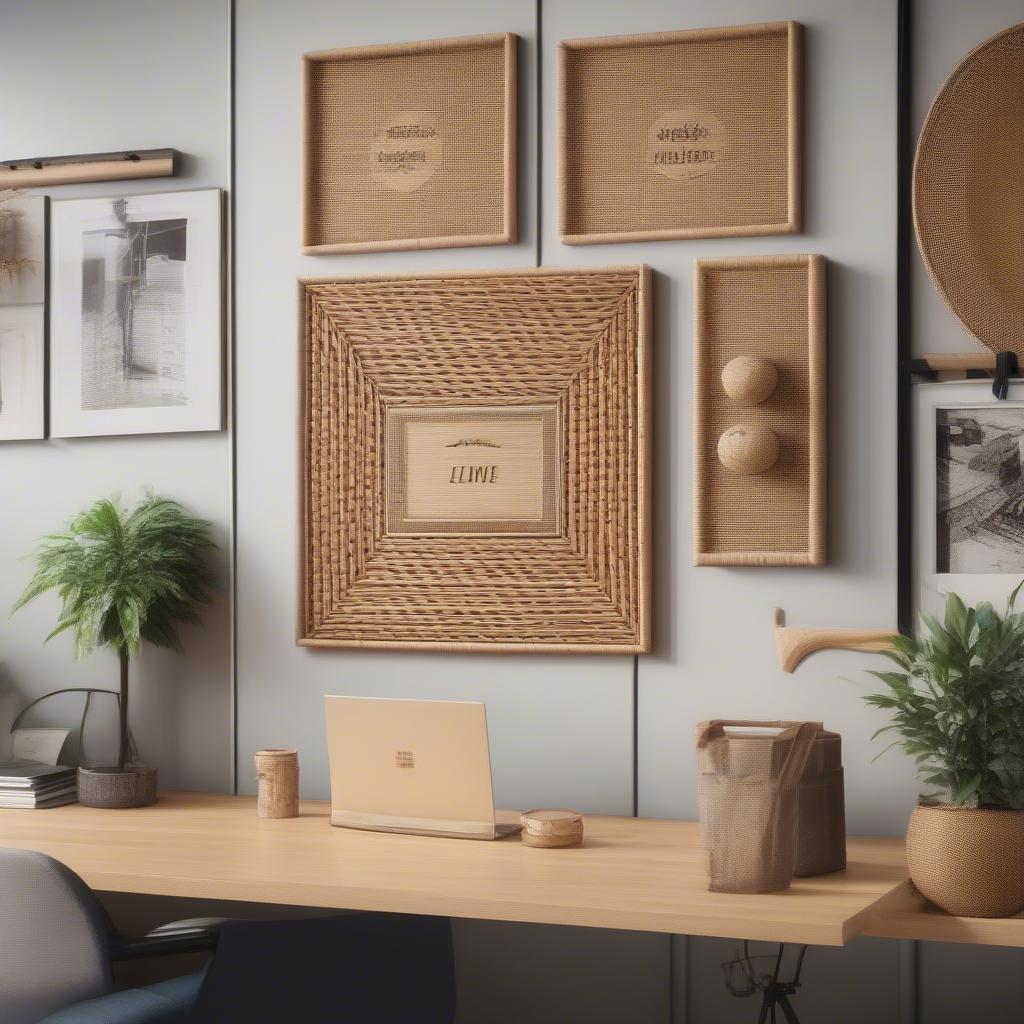 Incorporating Wicker and Rattan into Office Signage