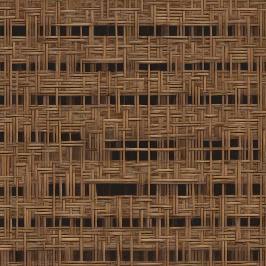 Wicker and Rattan Pattern on Canvas for Design Inspiration