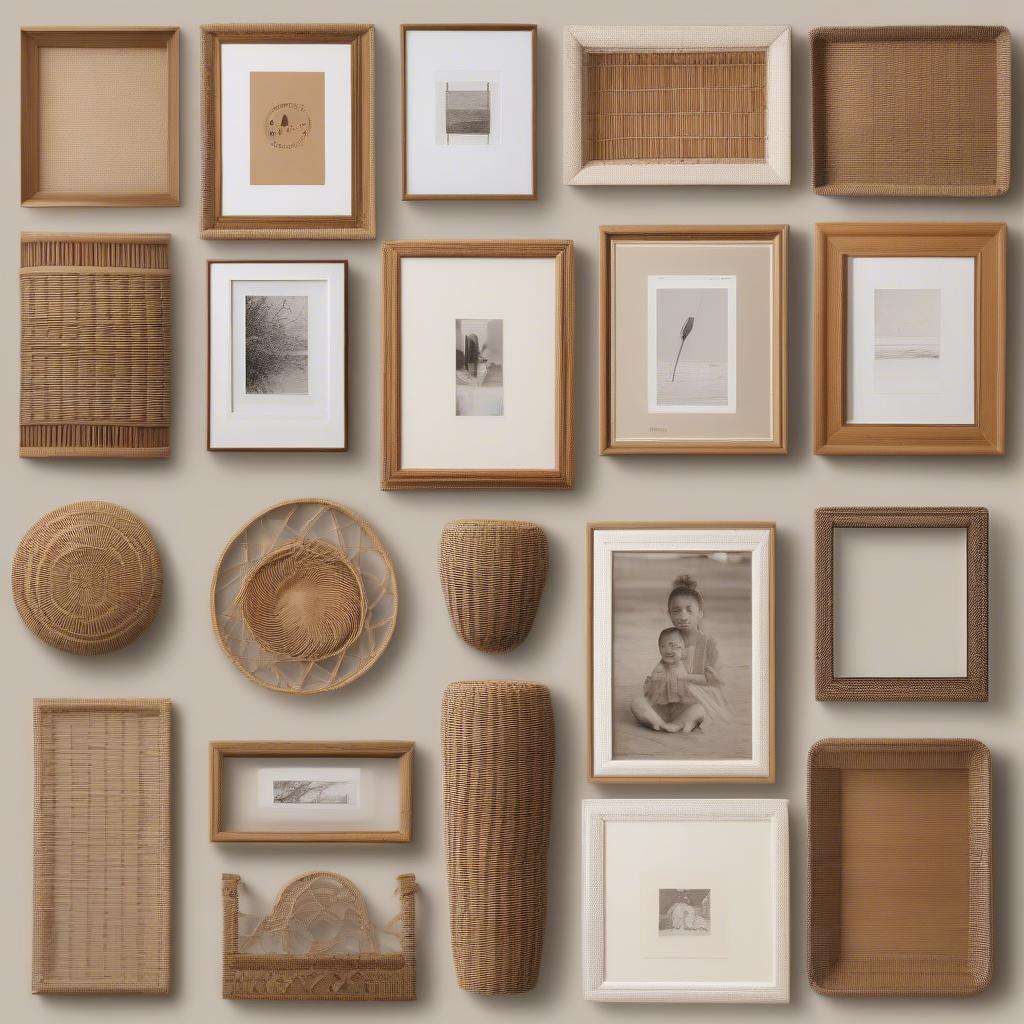 Choosing the Right Wicker and Rattan Picture Frames for Your Decor