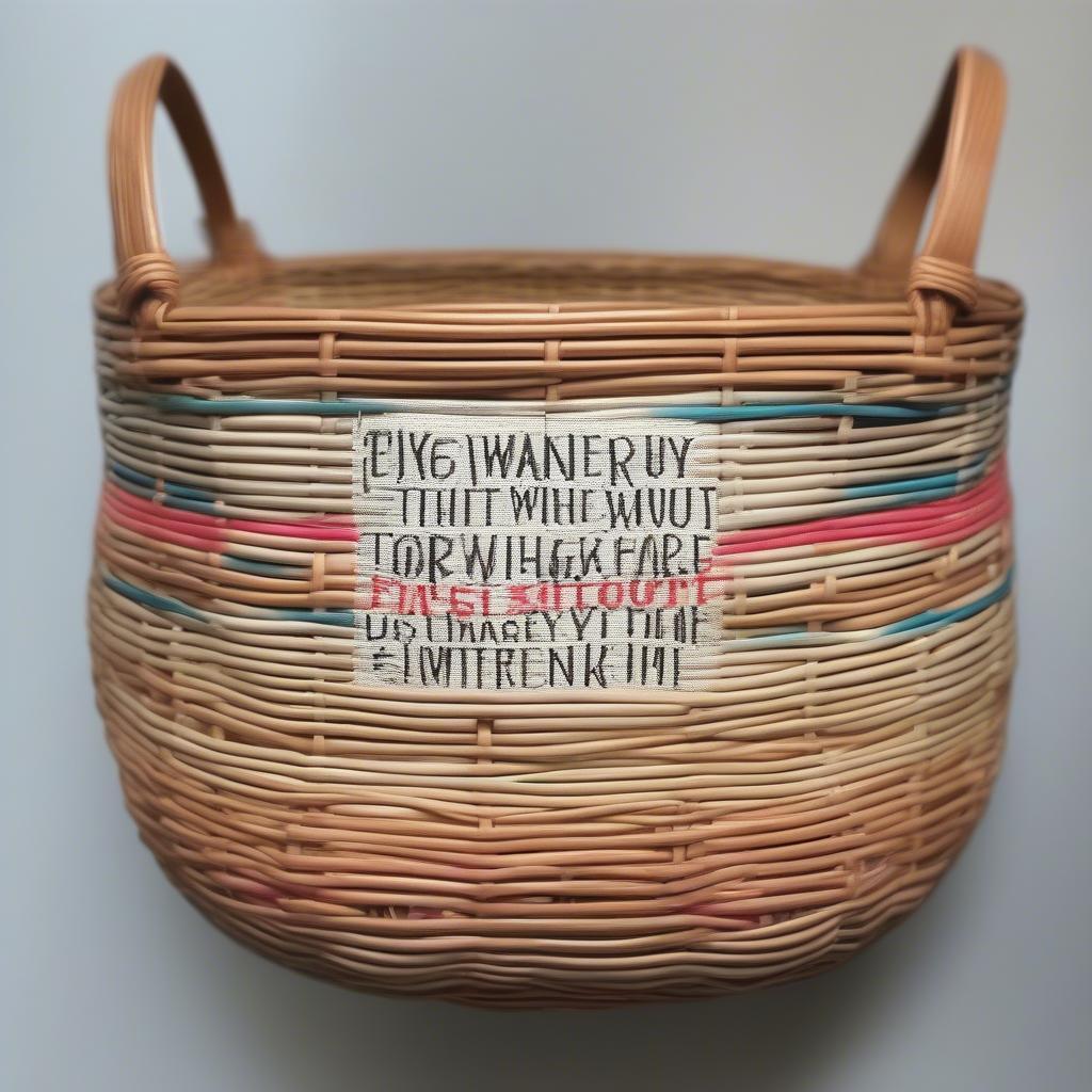 Integrating Quotes into Wicker and Rattan Art