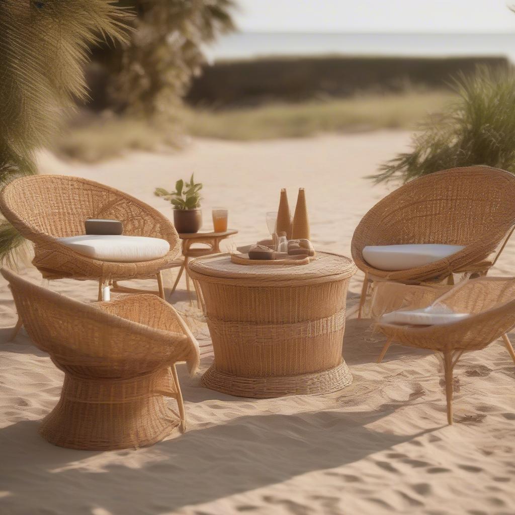 Wicker and Rattan Furniture at The Sandlot