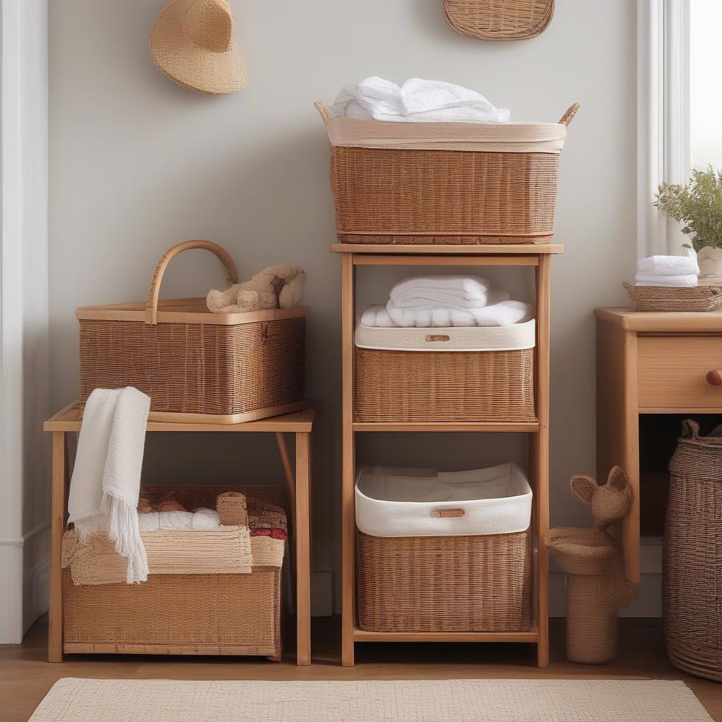 Wicker and Rattan Storage Solutions for Every Room