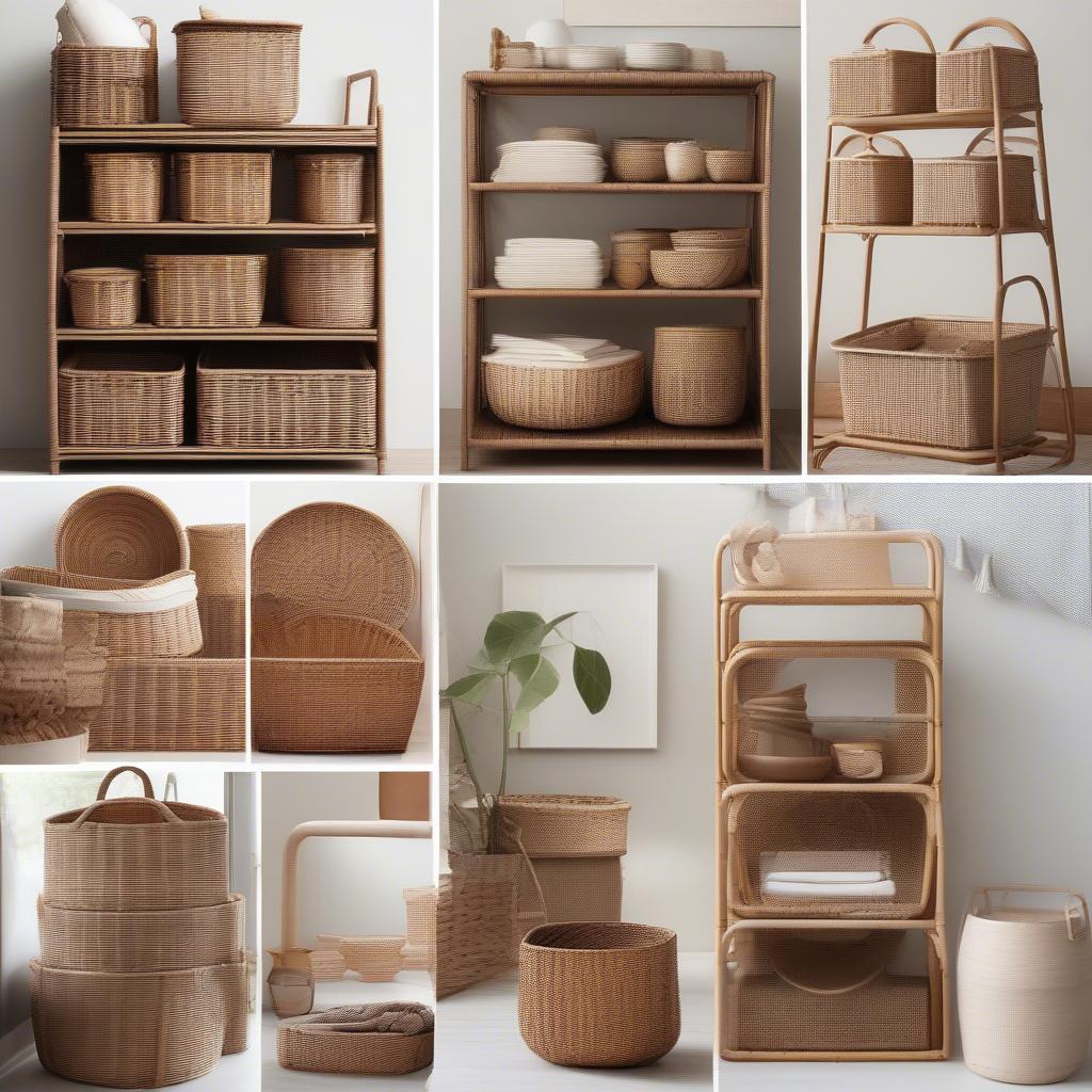 Wicker and Rattan Storage Solutions for Home Organization