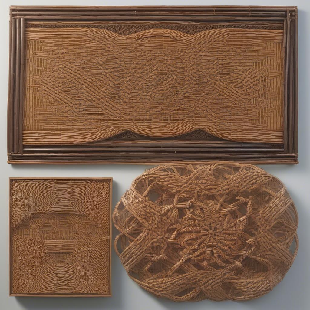 Comparing Wicker and Rattan Wall Signs