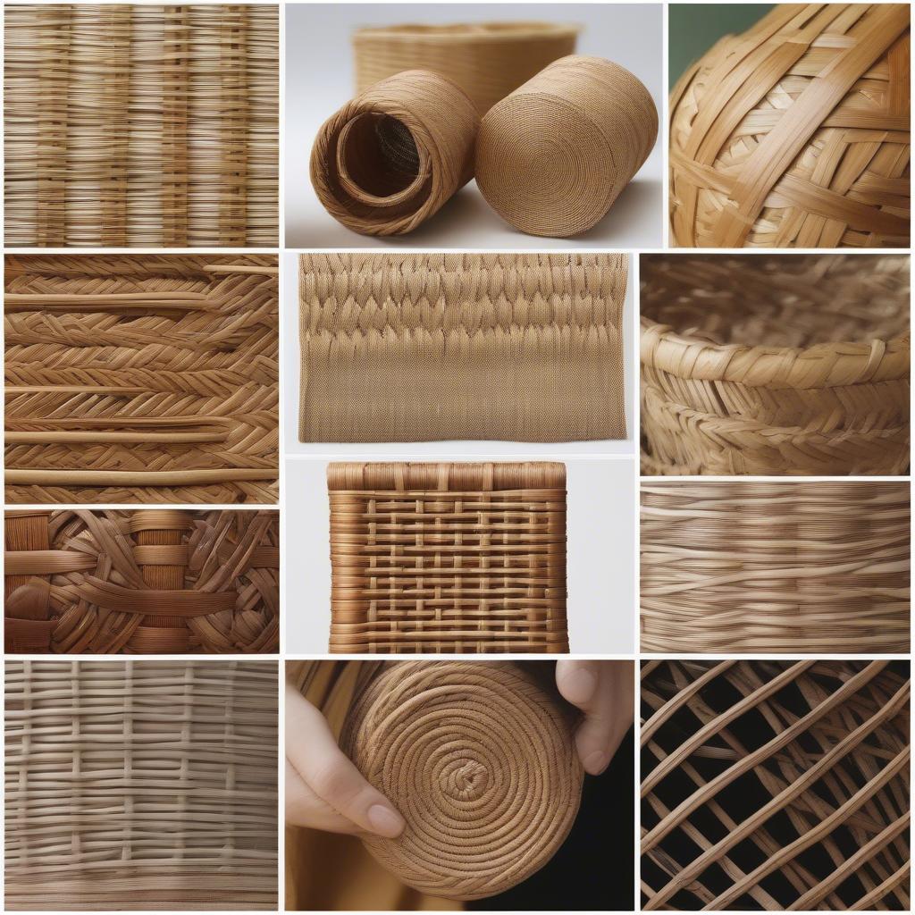 Different Wicker and Rattan Weaving Styles