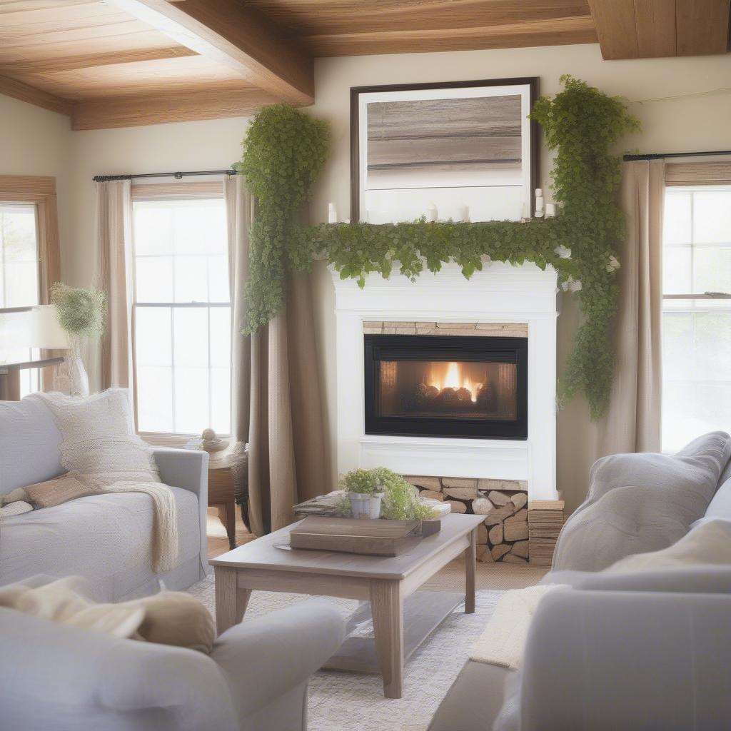 Window Box Frame in a Living Room