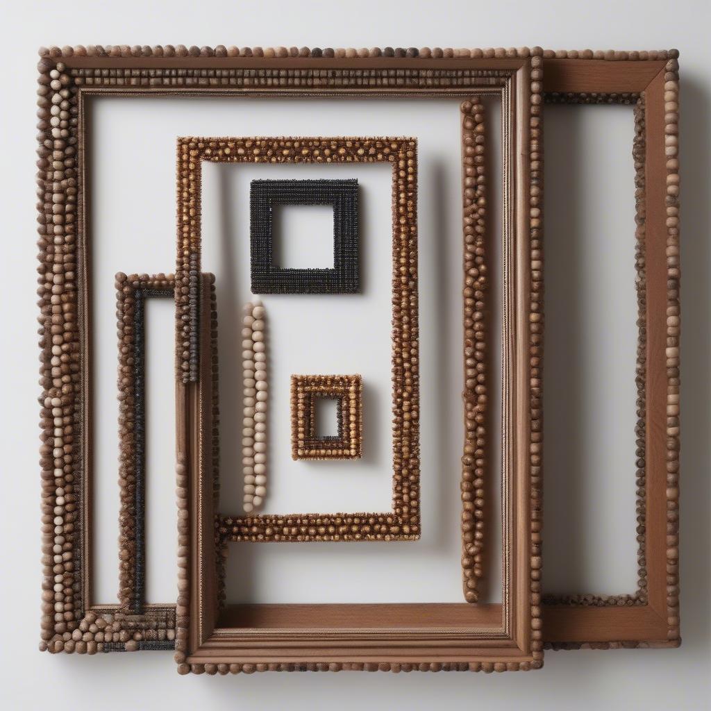 Various Wood Bead Frame Styles