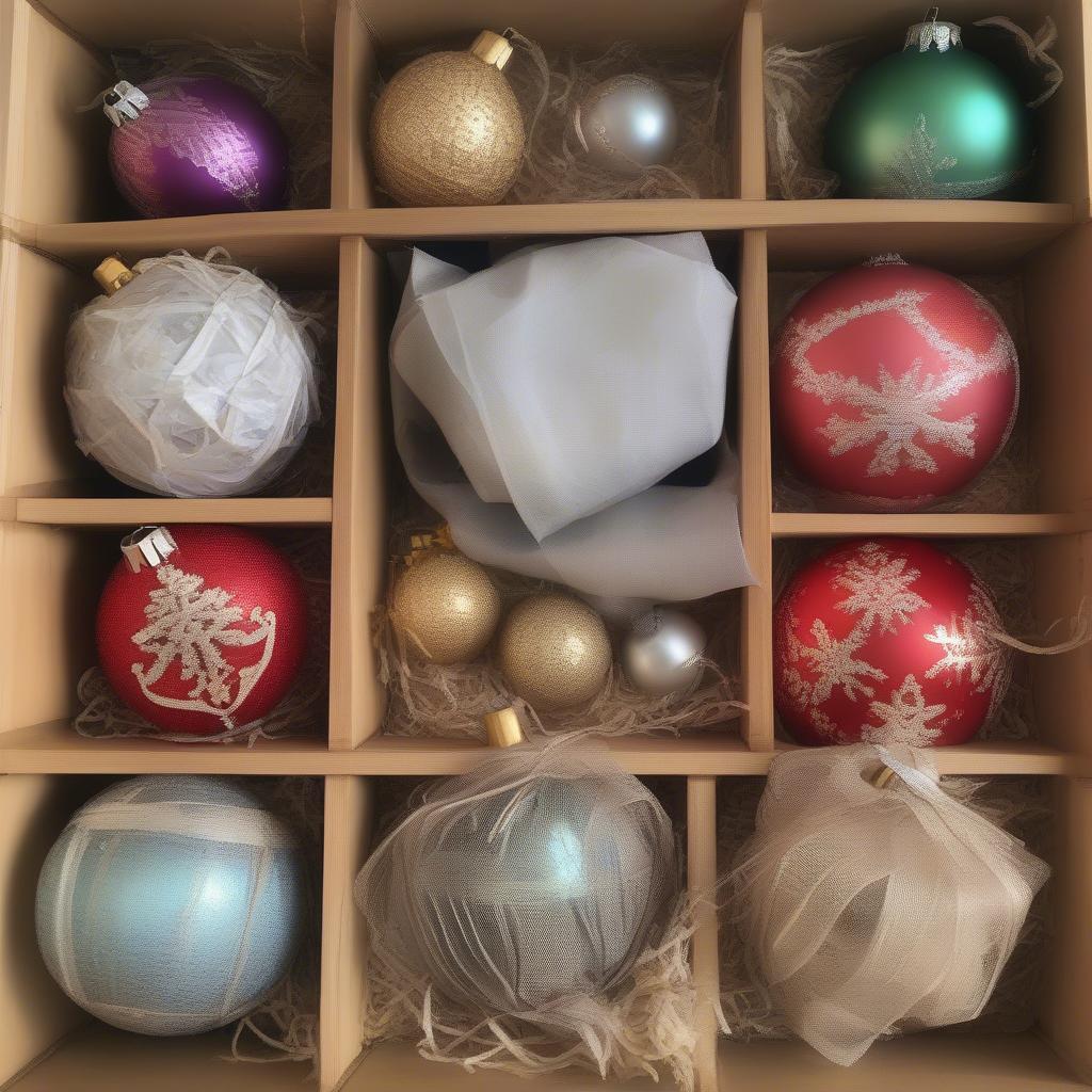 Storing Wooden Christmas Ornaments