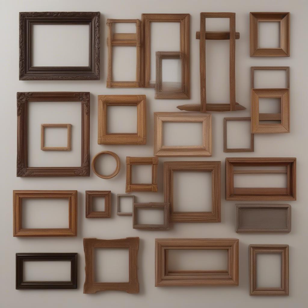 Different Wood Finishes for Picture Frames