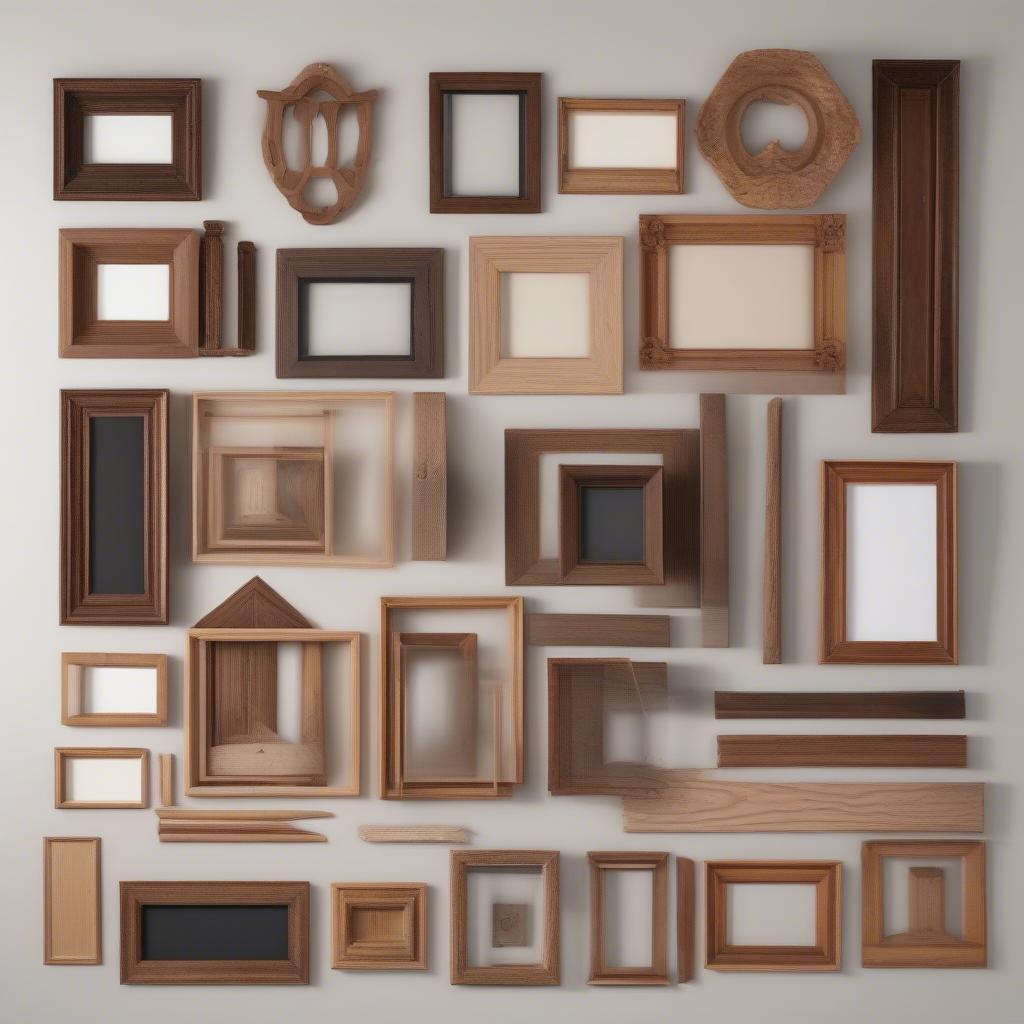 Different Wood Frame Types and Finishes