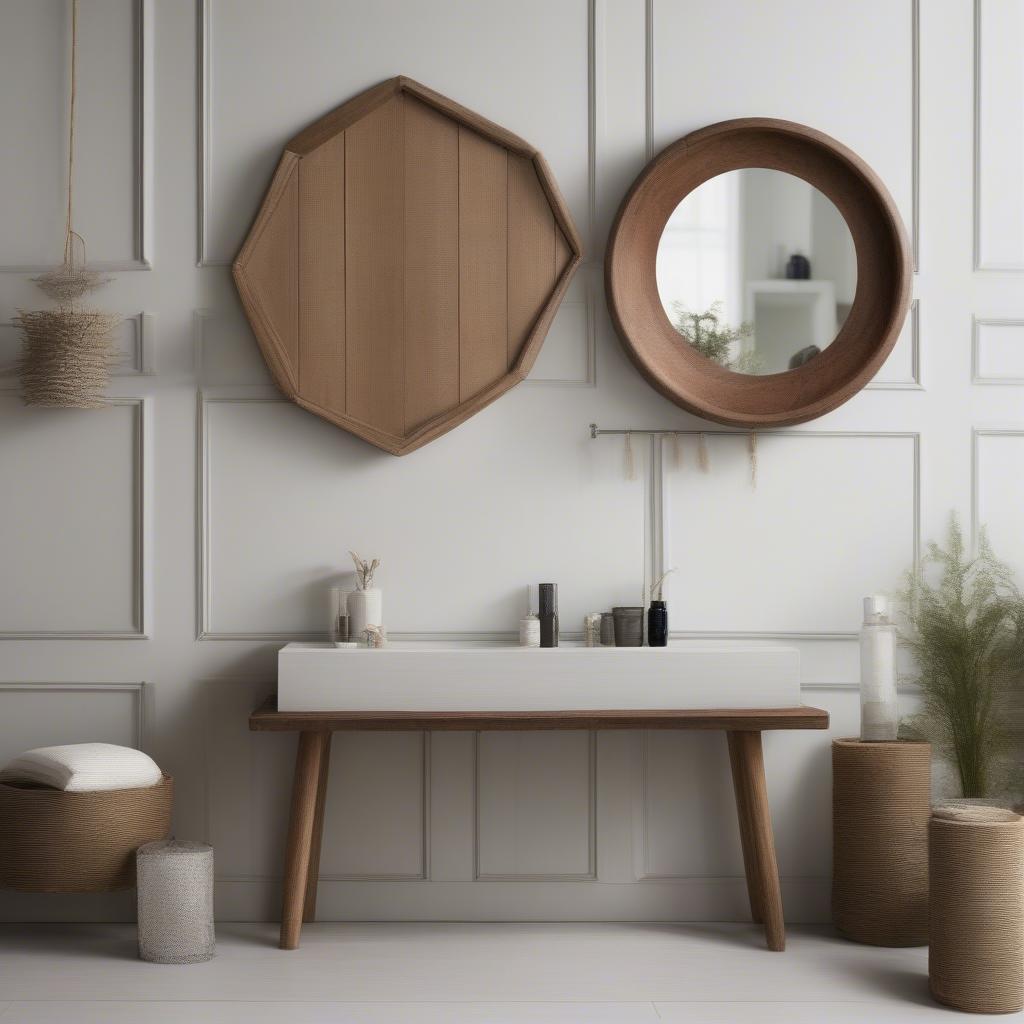 Wood Frame Wall Mirror Size Comparison