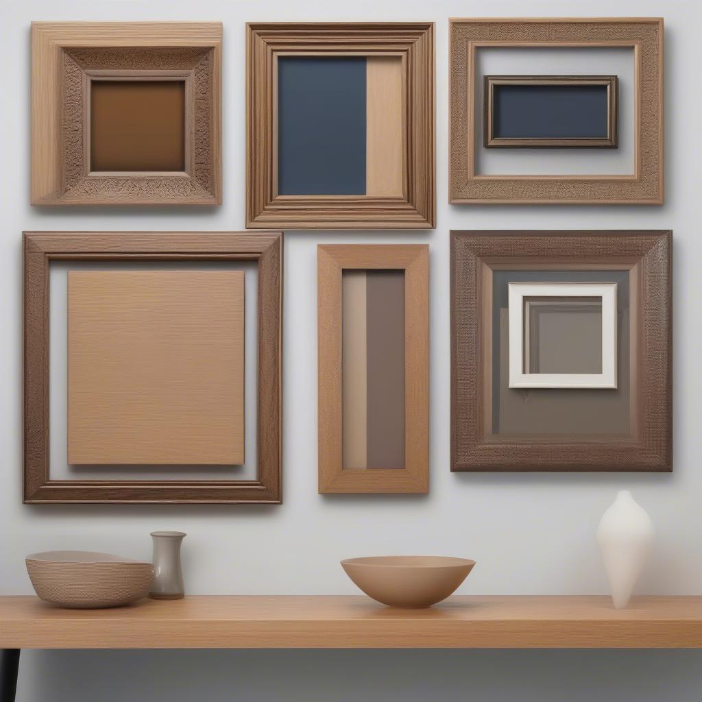 Different Styles of Wood Frames for Canvas Prints