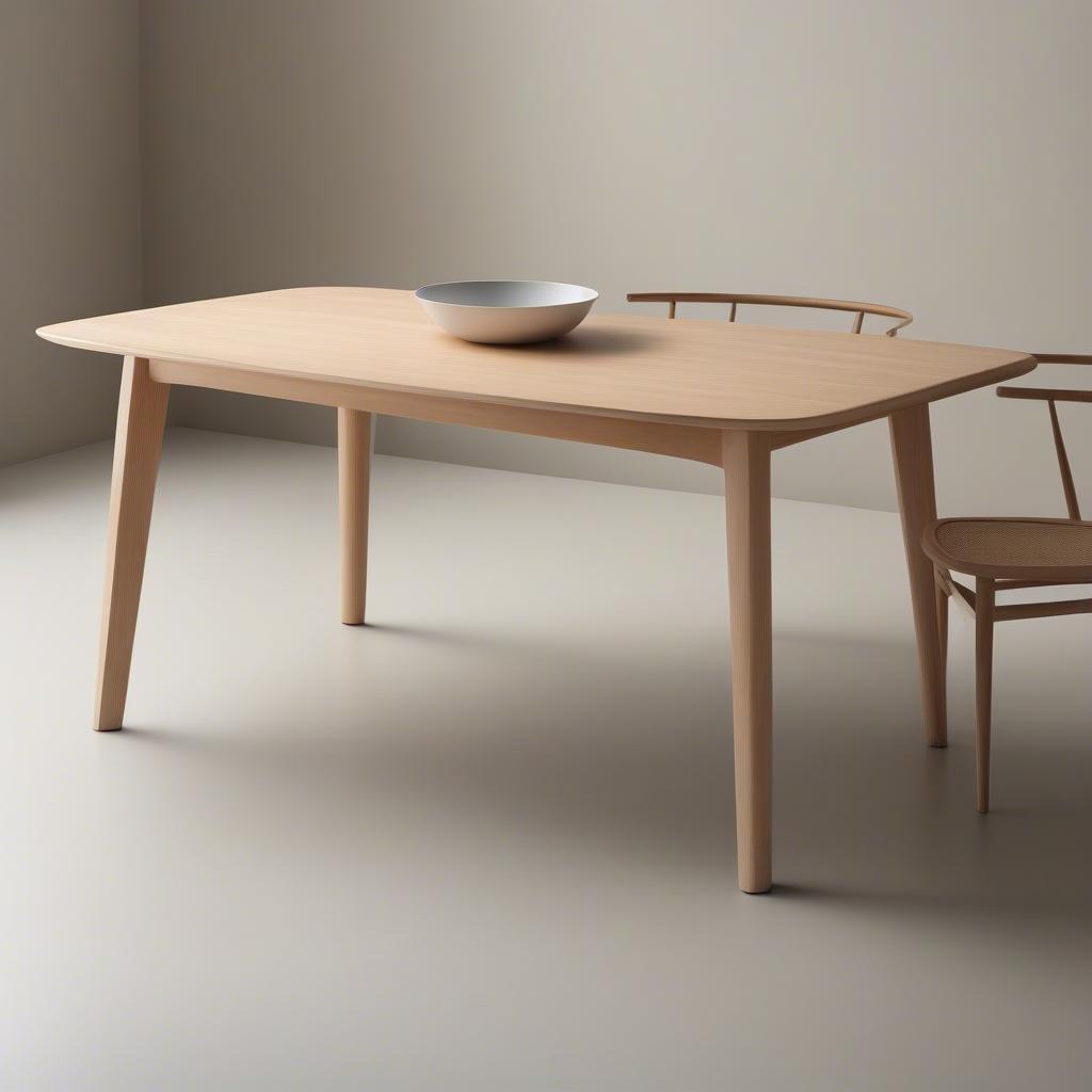 Modern Wood Dining Table: Combining Art and Functionality