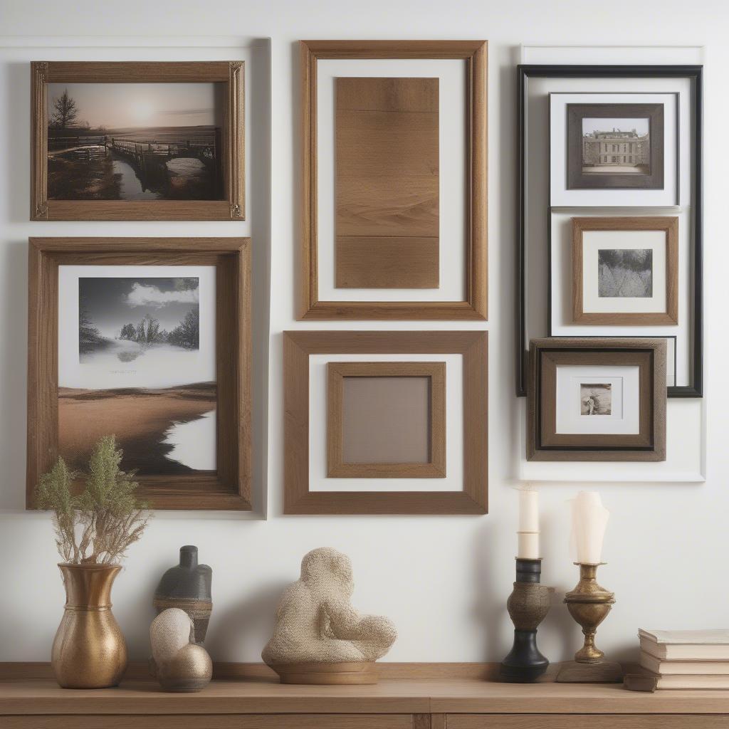 Variety of Wood Gallery Frames for Different Art Styles