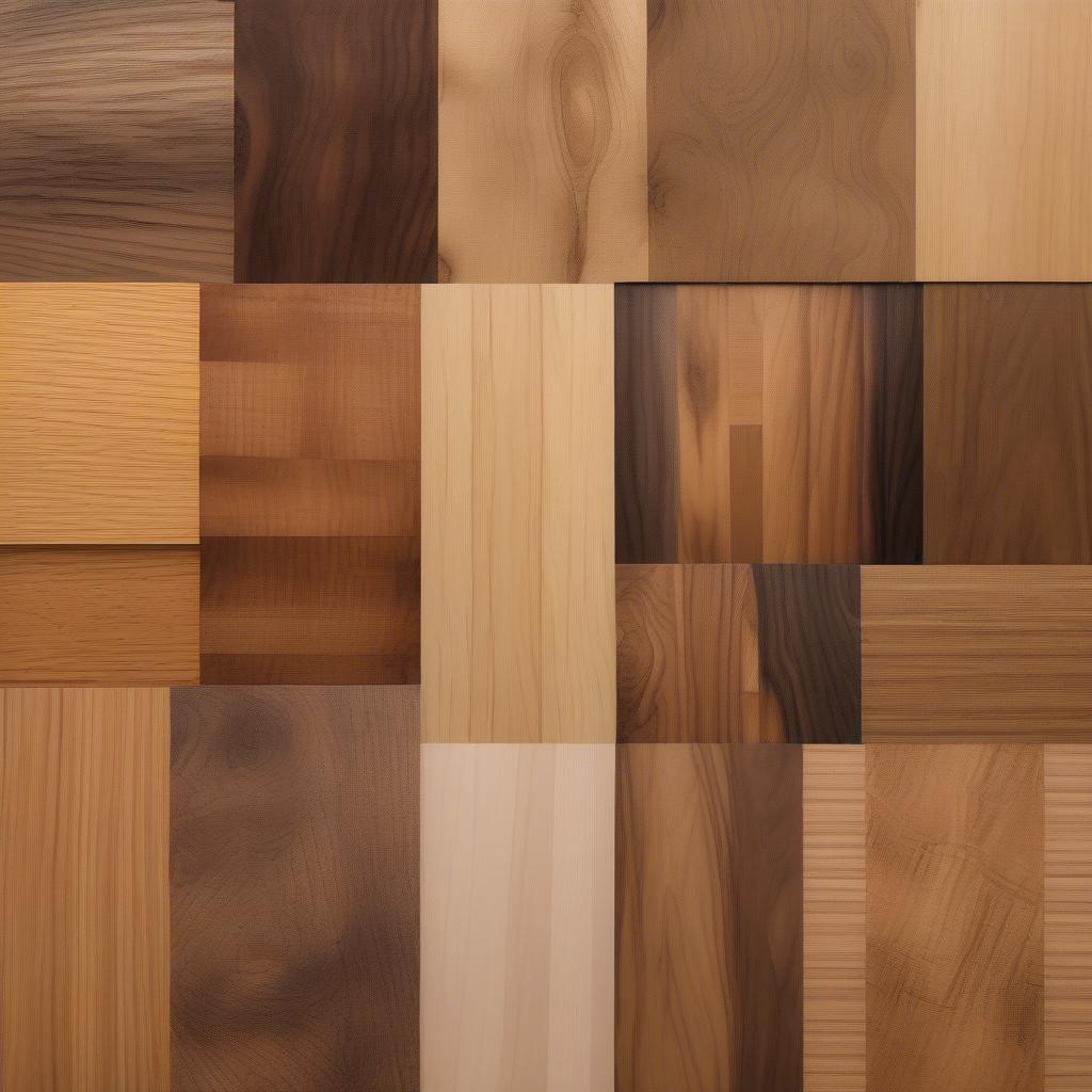 Variety of Wood Grain Patterns