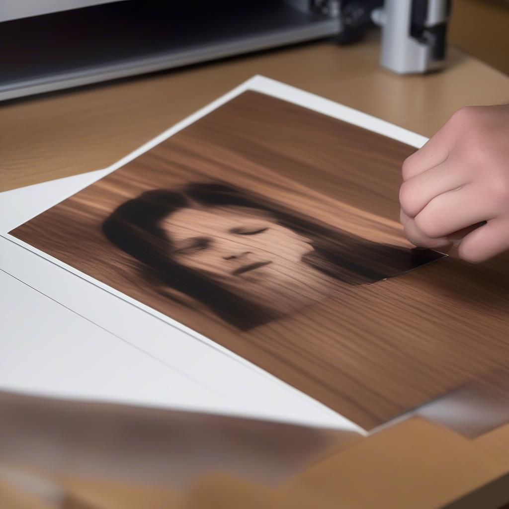 Wood Panel Photo Printing Process Using UV Printer