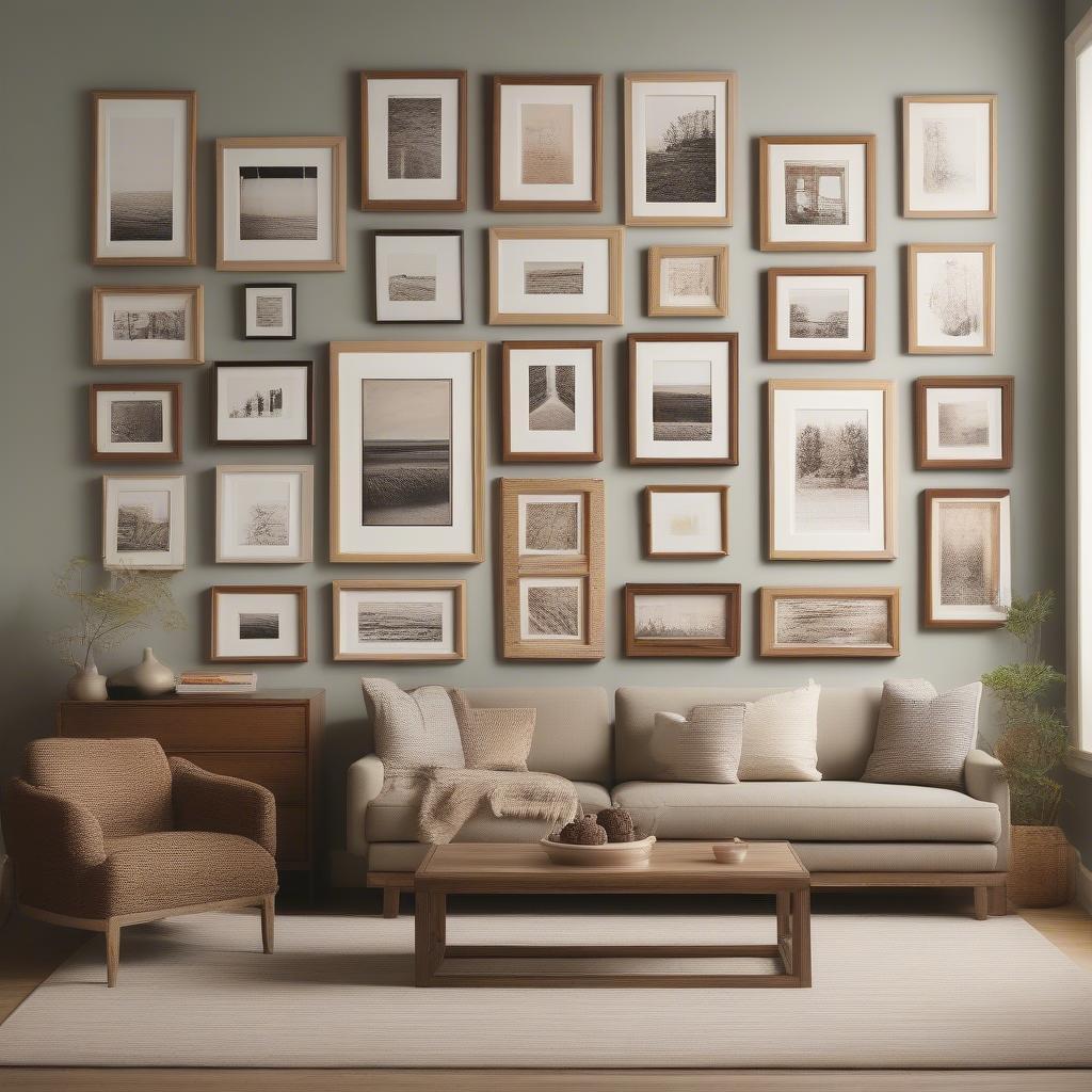 Wood Picture Frames Enhance Home Decor