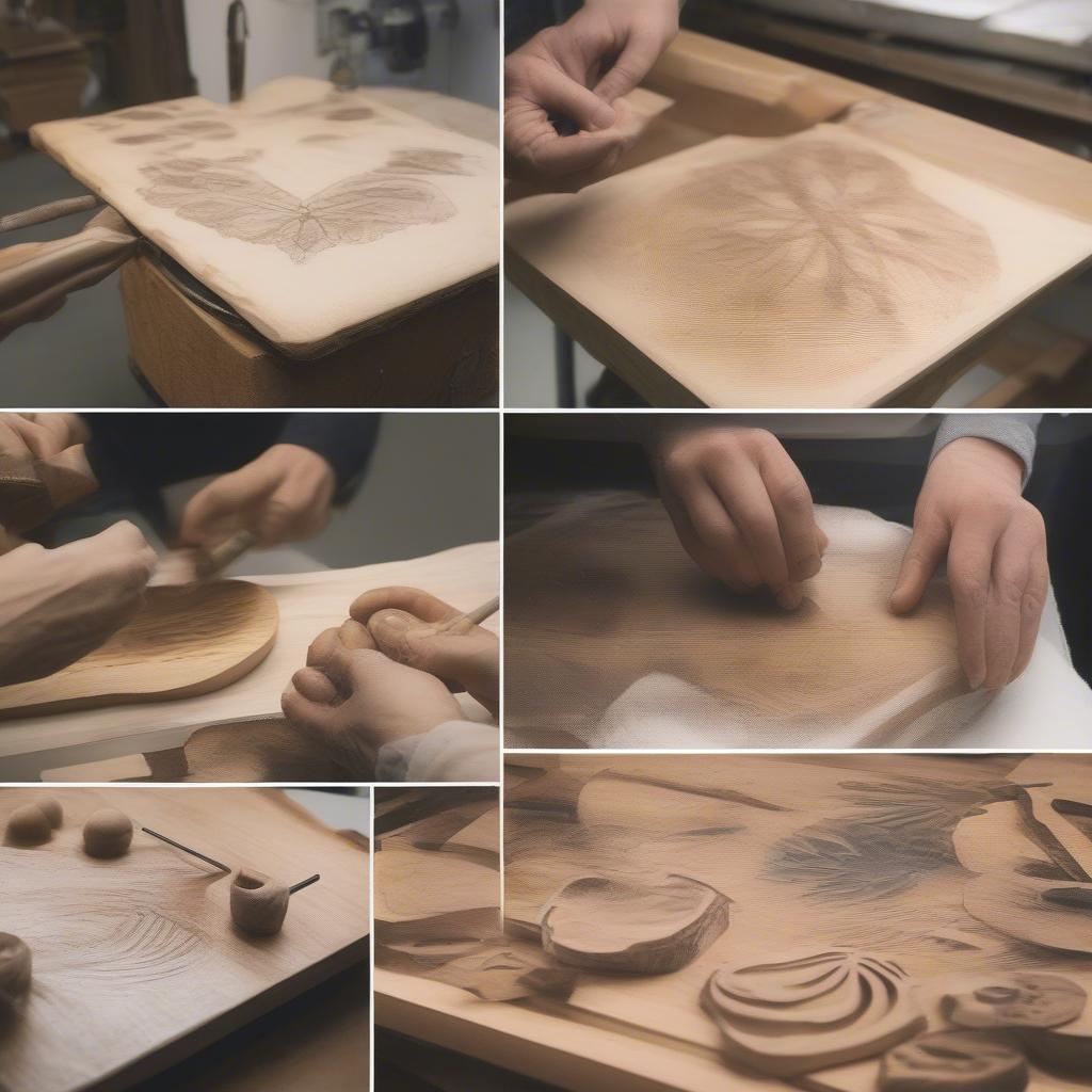 Wood Printing Process