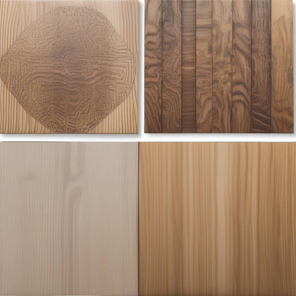 Wood Printing Techniques: A Visual Comparison