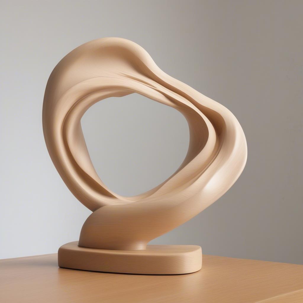 Abstract Wood Sculpture: A Modern Masterpiece