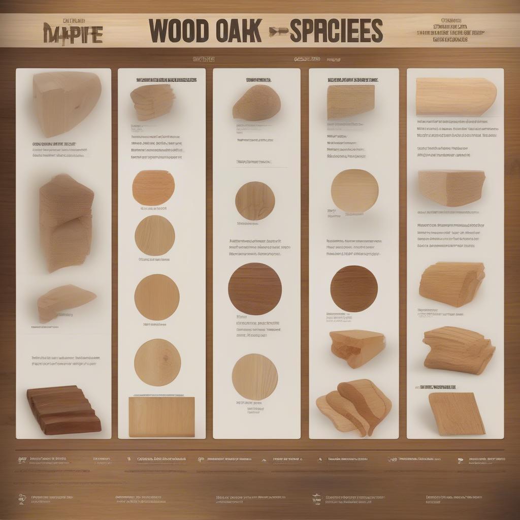 Comparison of different wood types for 8x10 projects