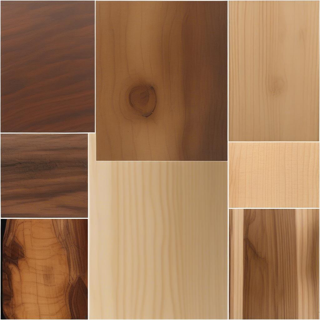 Different Wood Types for Photo Prints