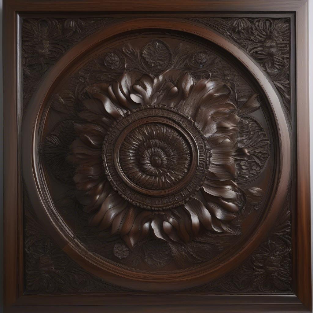 Intricate Wood Wall Art: A Traditional Touch