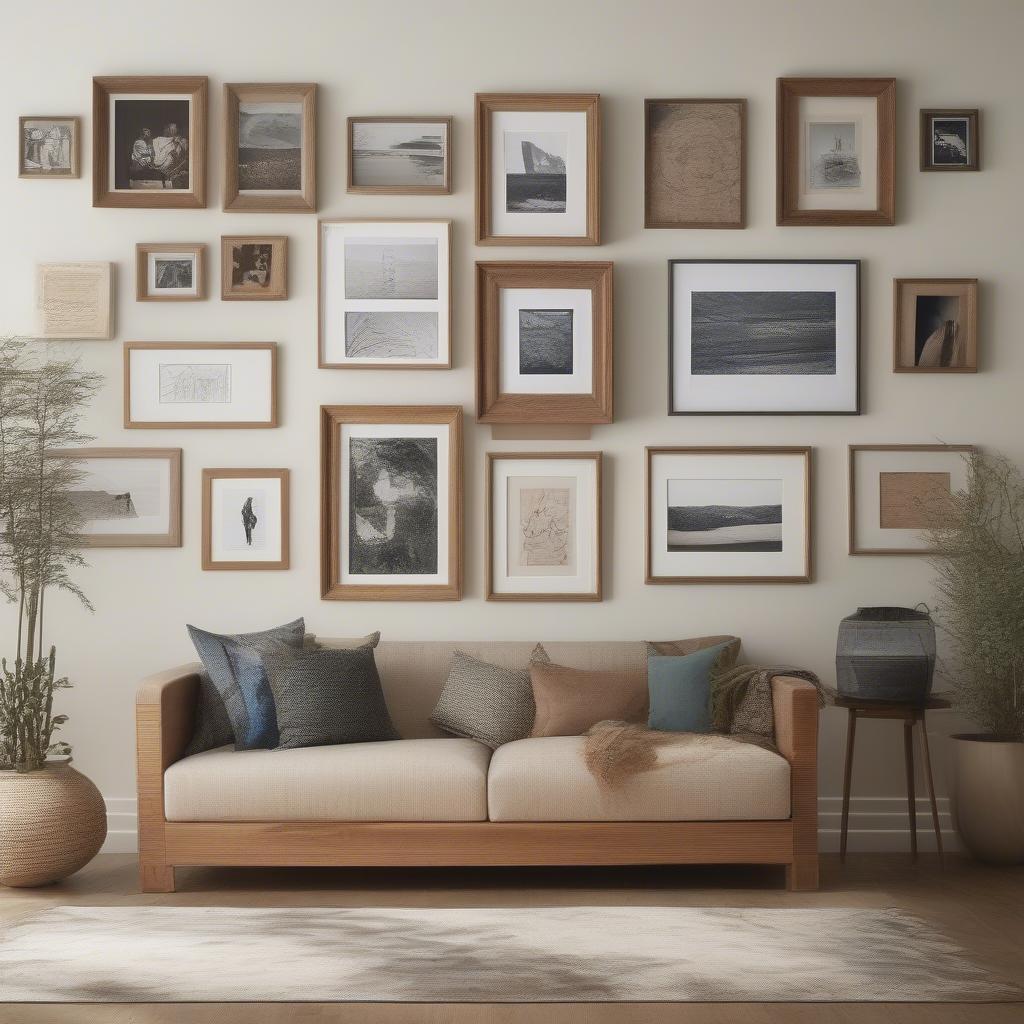 Creating a Stunning Gallery Wall with Wood Frames