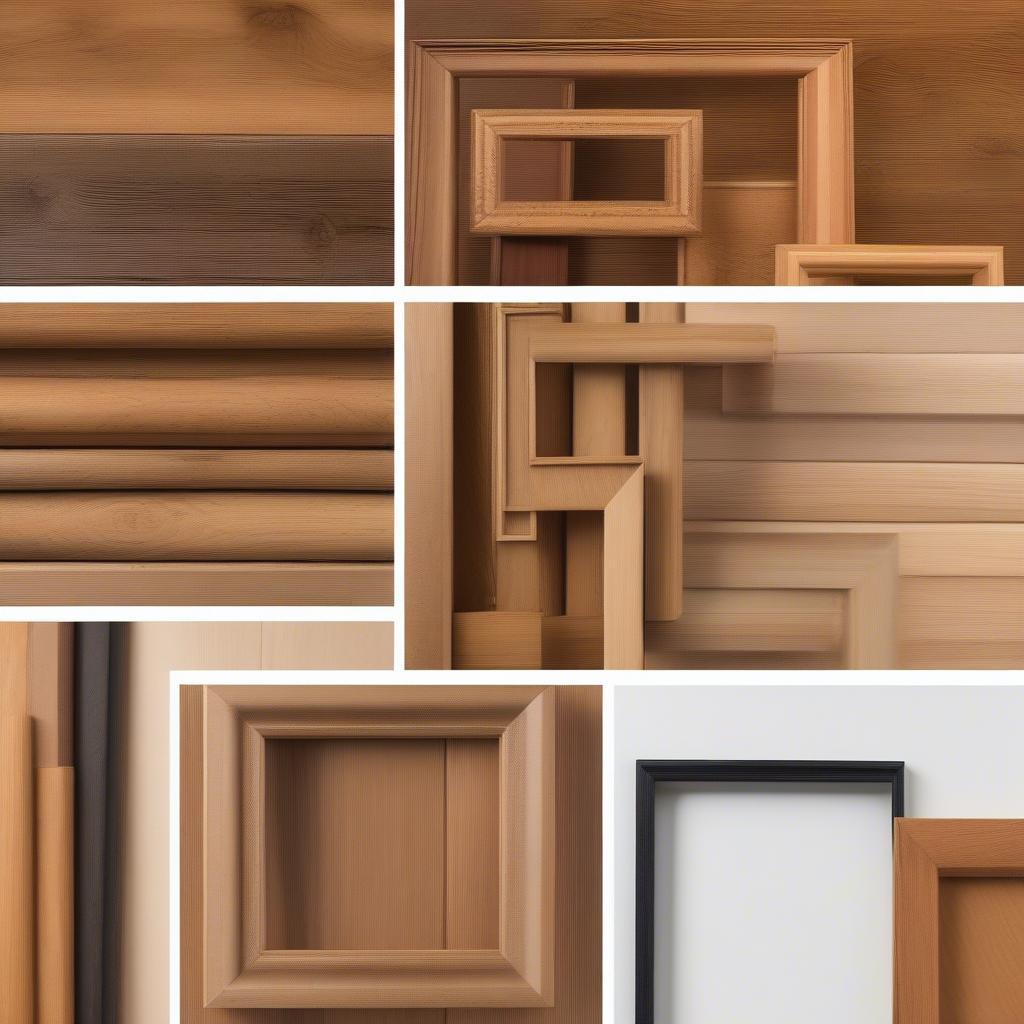 Different Wood Types and Finishes for Wall Frames