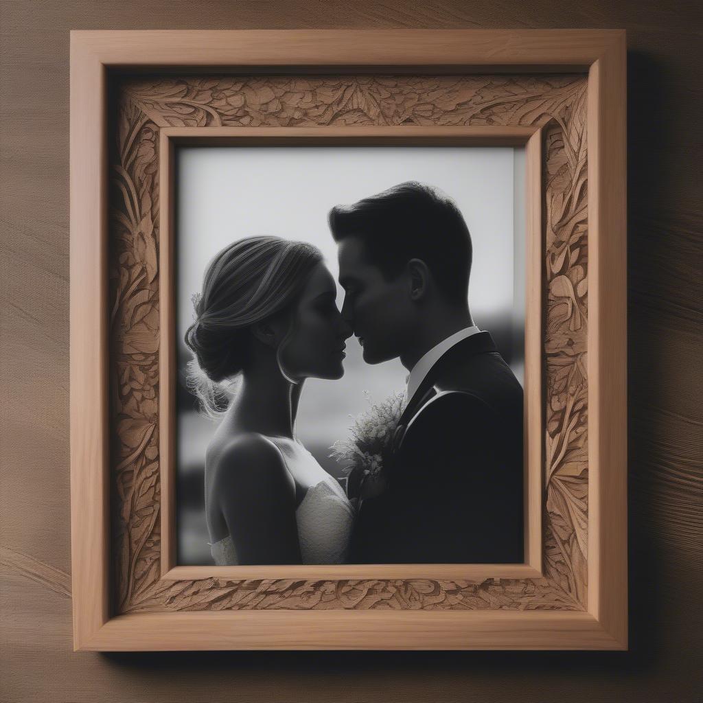 Wooden 11x14 Wedding Frame