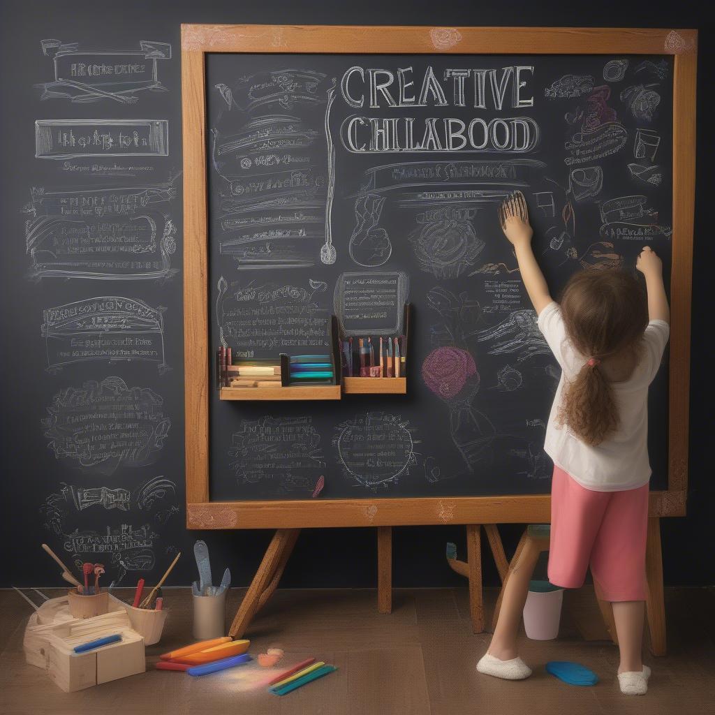 Wooden Chalkboard Art Ideas