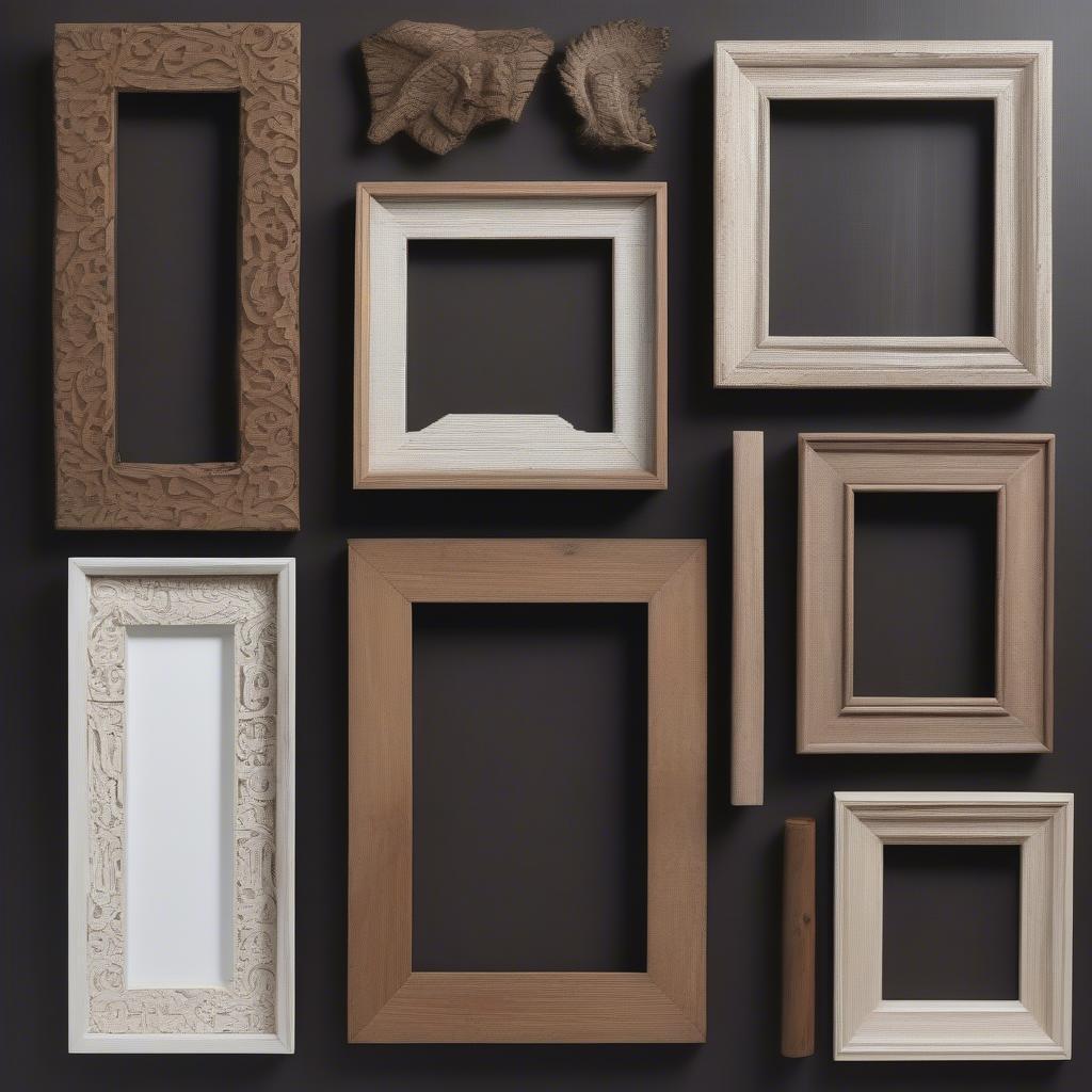 Variety of Wooden Home Decor Frames