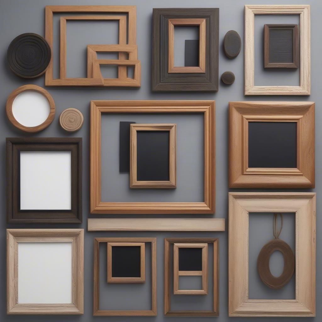 Various Wooden Hanging Frames