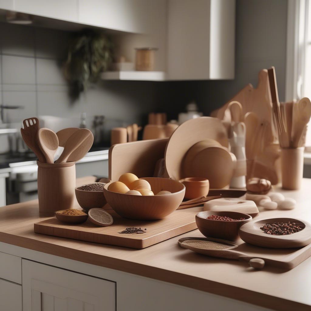 Wooden Kitchen Accessories