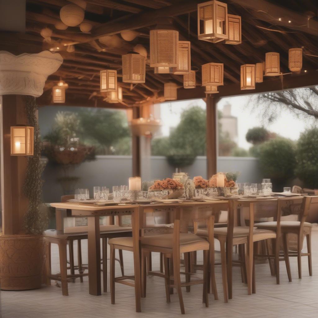 Decorating with Wooden Lanterns in Bulk