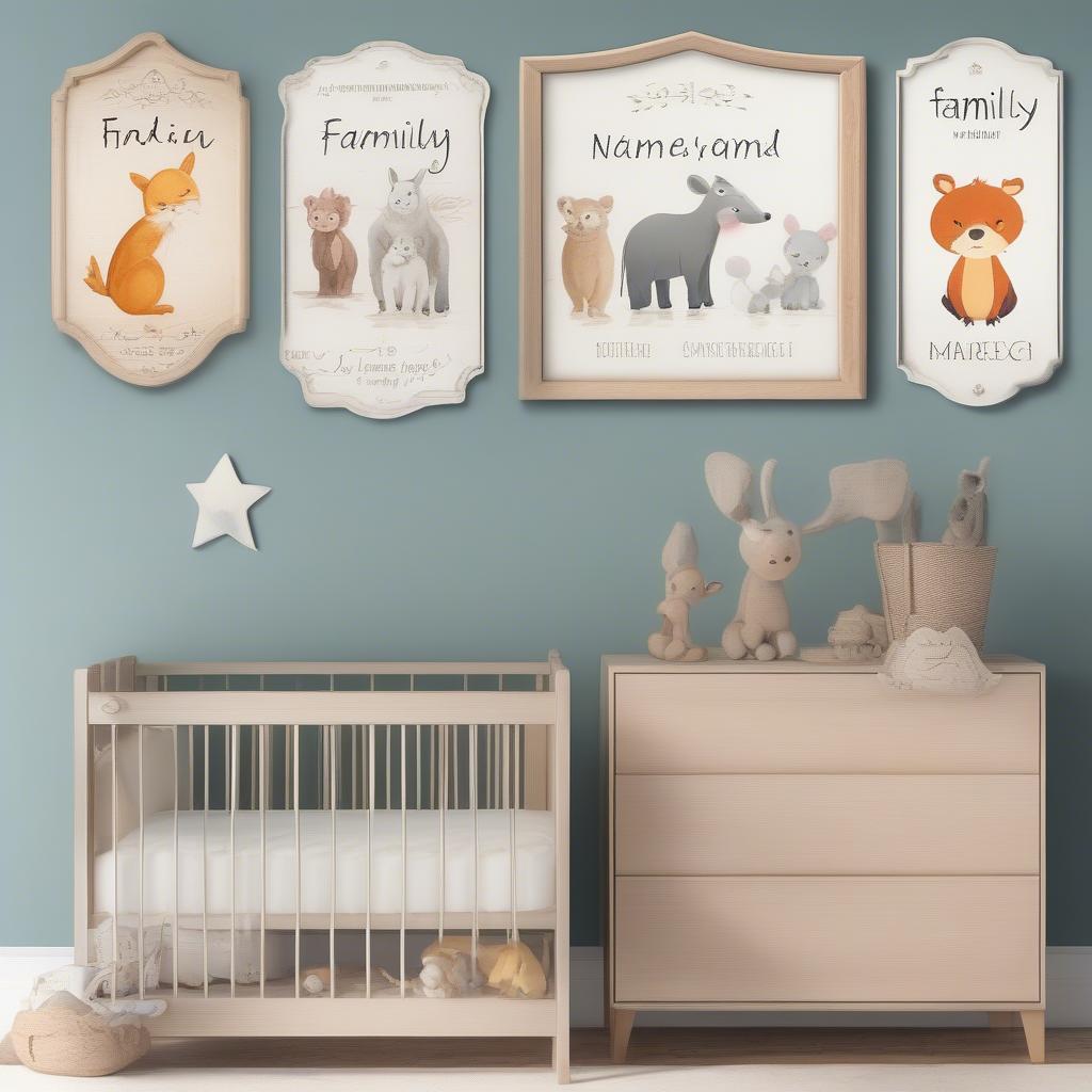 Wooden Nursery Sign Styles: Classic, Whimsical, and Inspirational