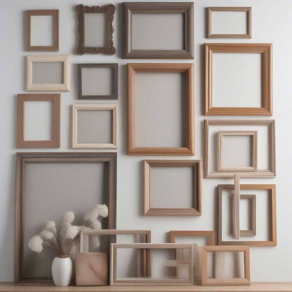 Various Wooden Photo Frames 8x10 in Different Styles