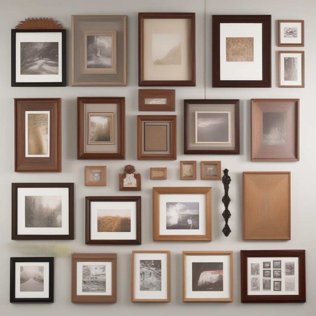 Variety of Wooden Picture Frames