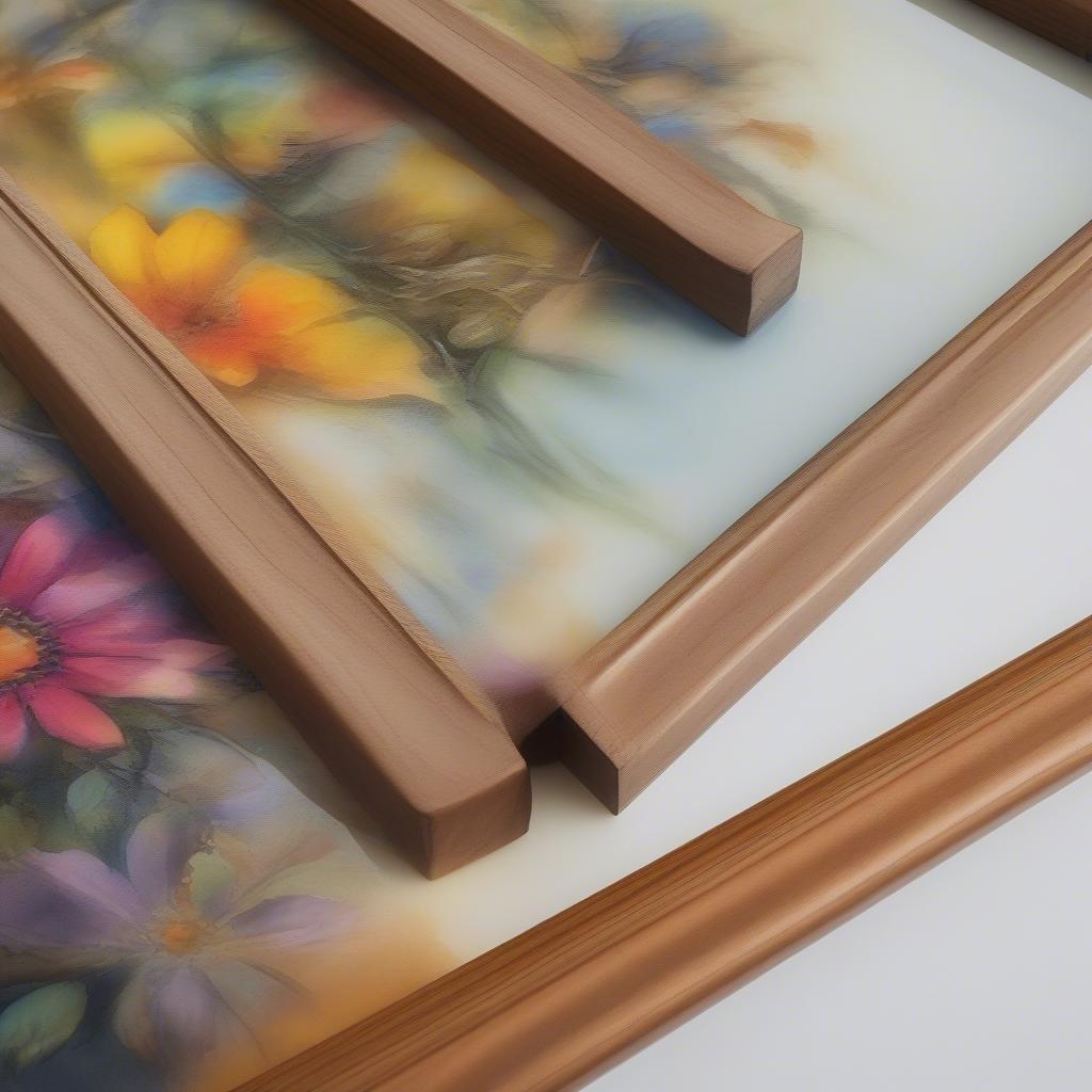 Wooden Picture Frames with UV-Protective Glass