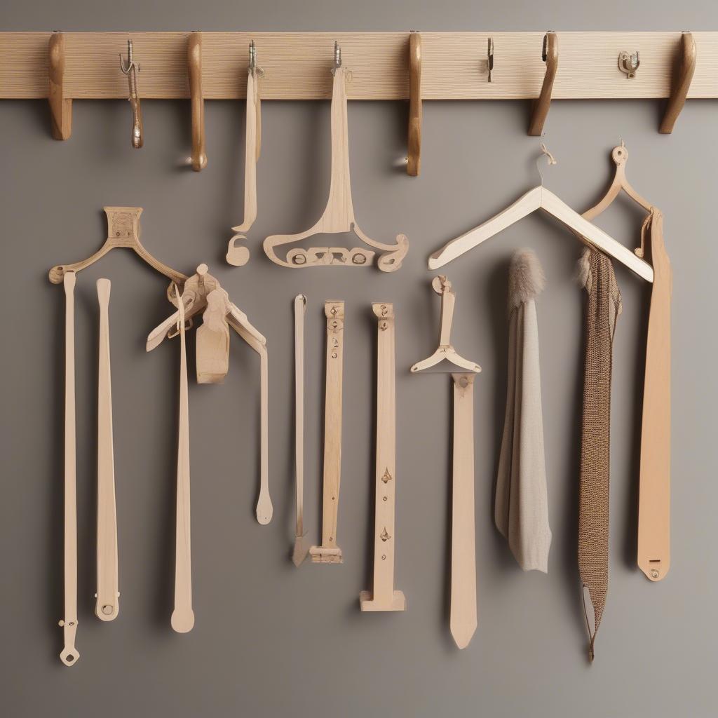 Variety of Wooden Picture Hangers