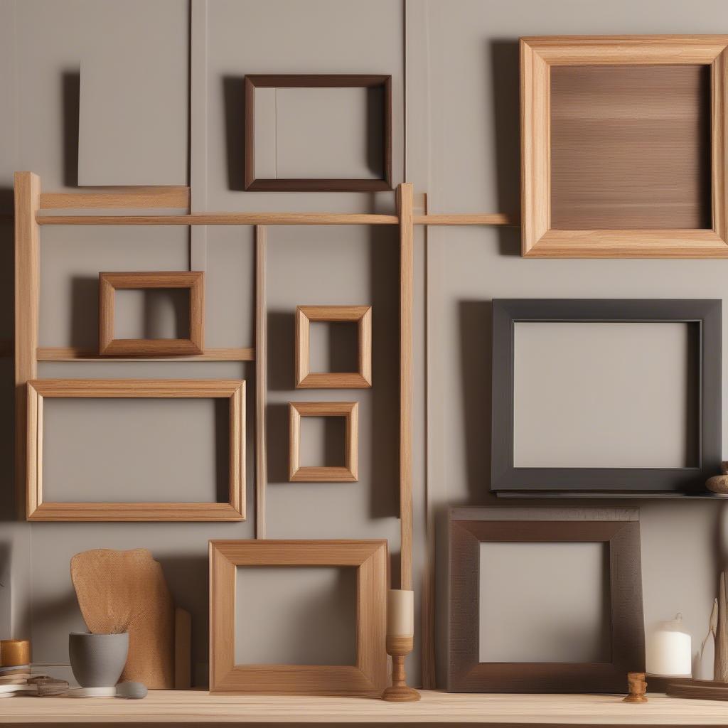 Wooden Picture Print Frames Showcase Classic Elegance