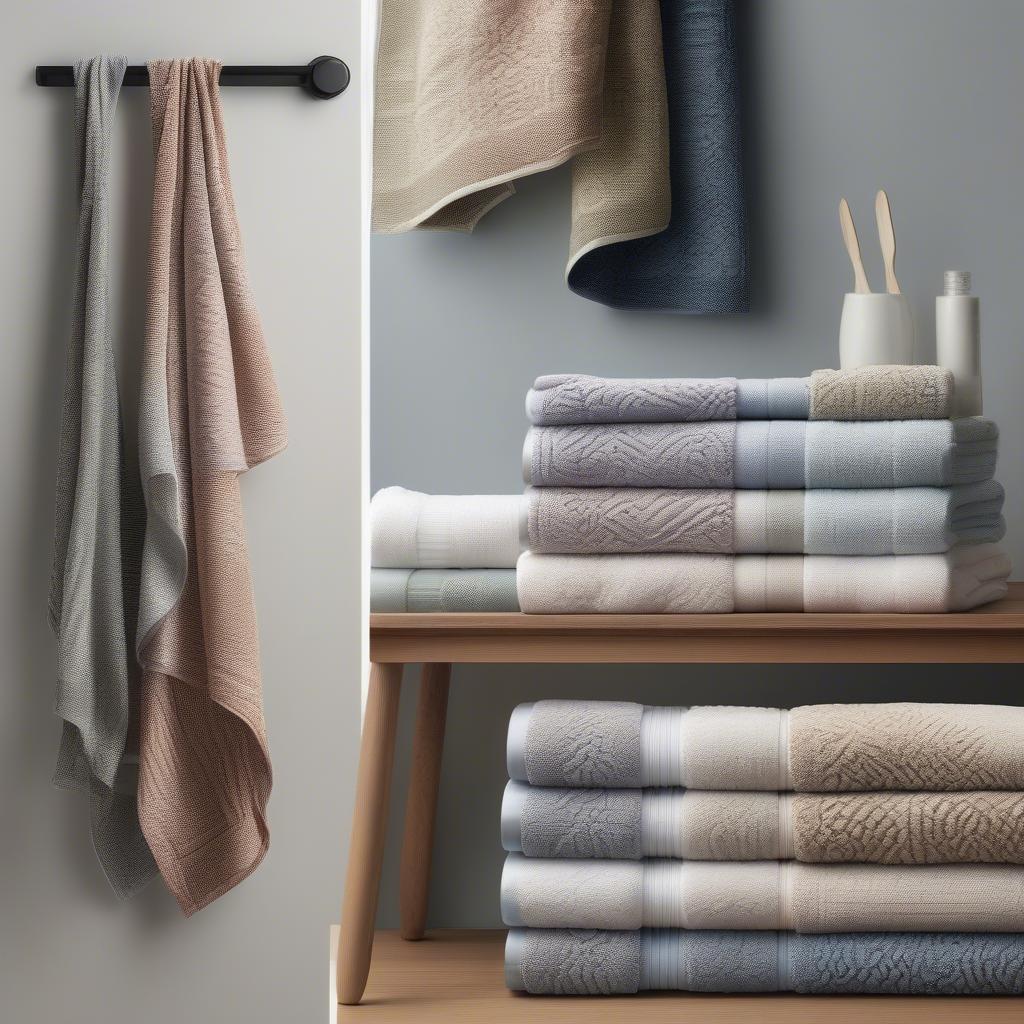 Variety of Woven Towels