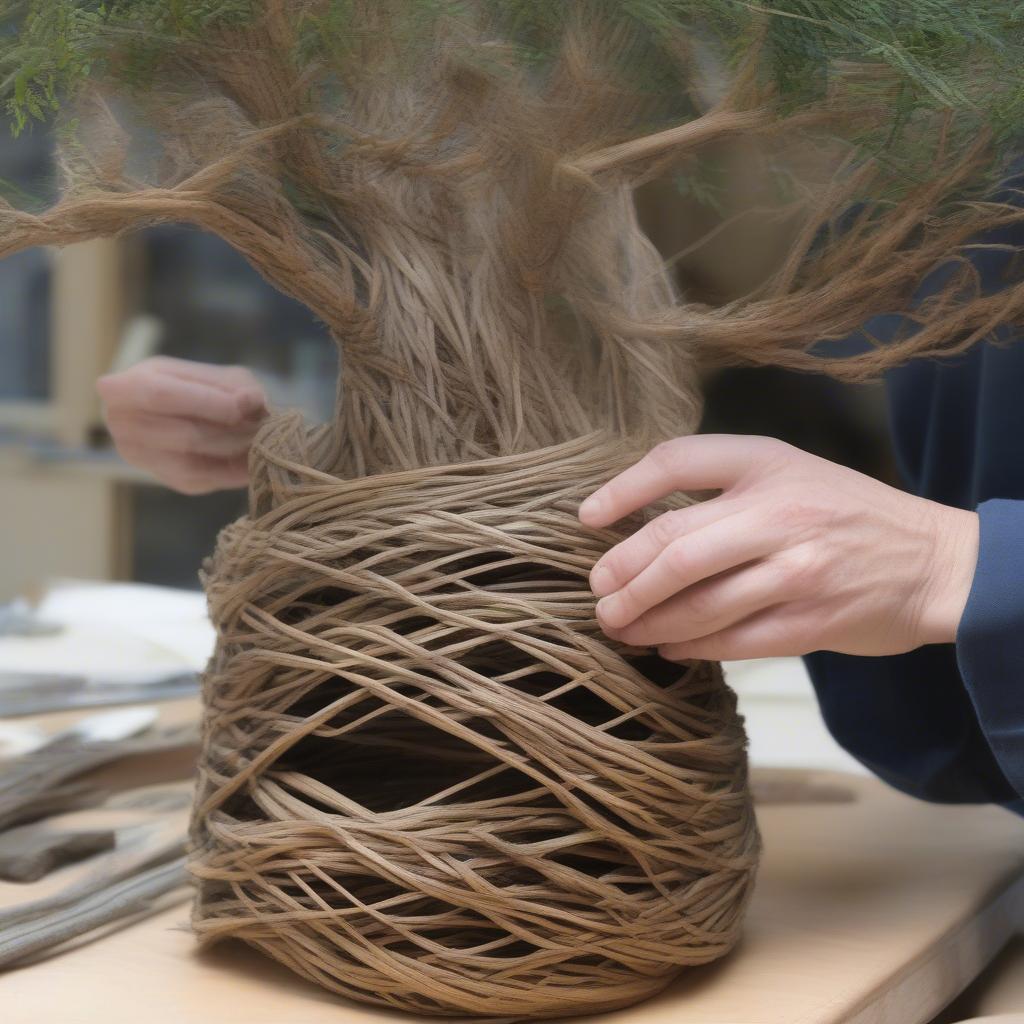 Woven Tree Creation Process