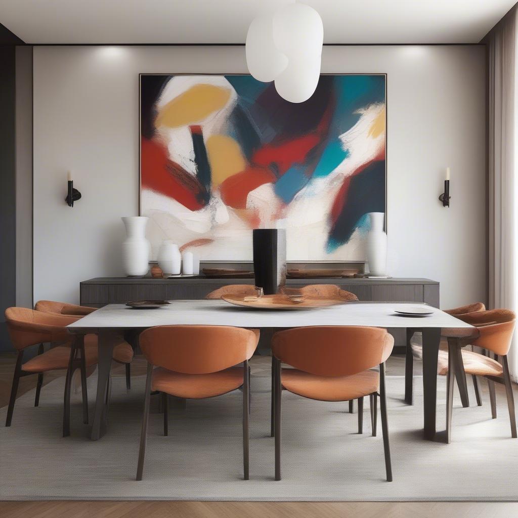 XL Wall Art in a Dining Room